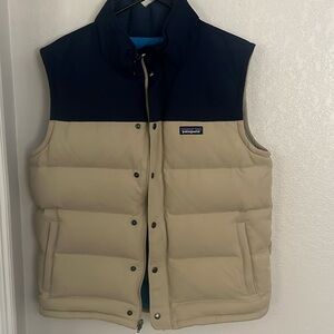 Patagonia Navy and Beige Vest